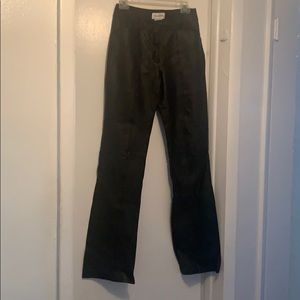 Chadwicks leather women’s boot cut pants
